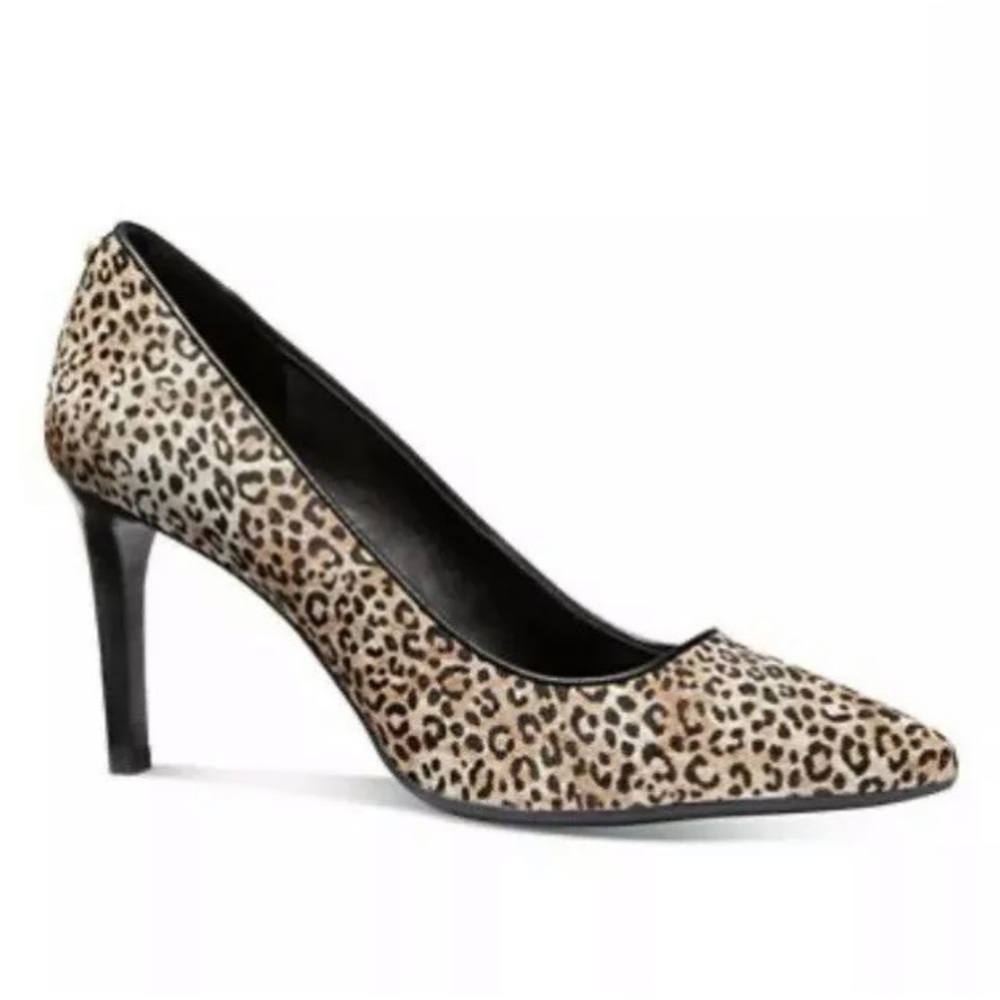 Michael Kors Dorothy flex leopard pumps heels 7 M